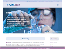 Tablet Screenshot of manchem.co.za